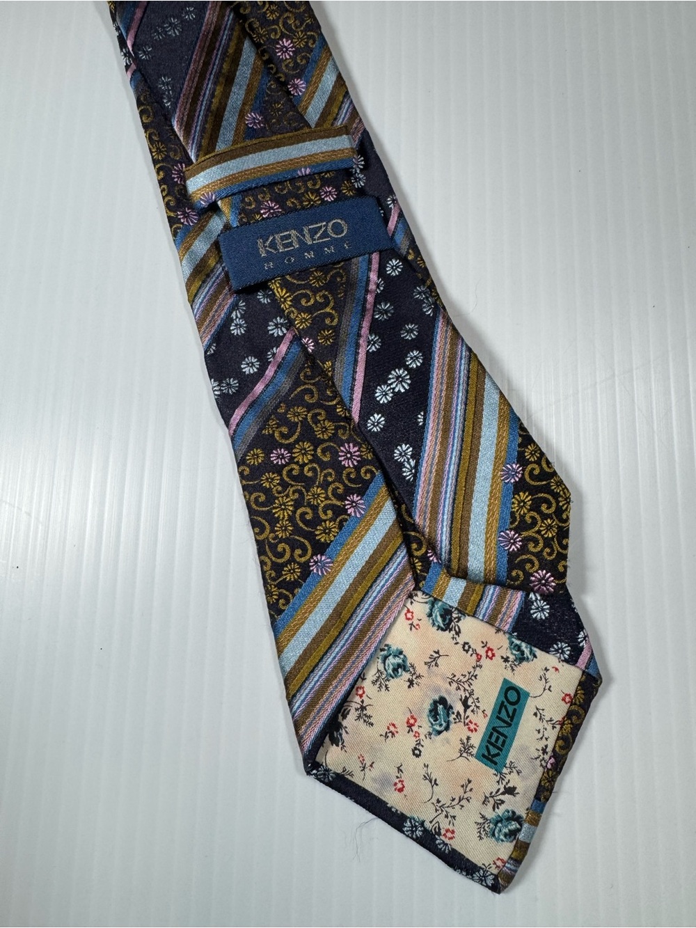 Vintage Kenzo Tie - matches EVERYTHING. The one tie to rule them all. Silk